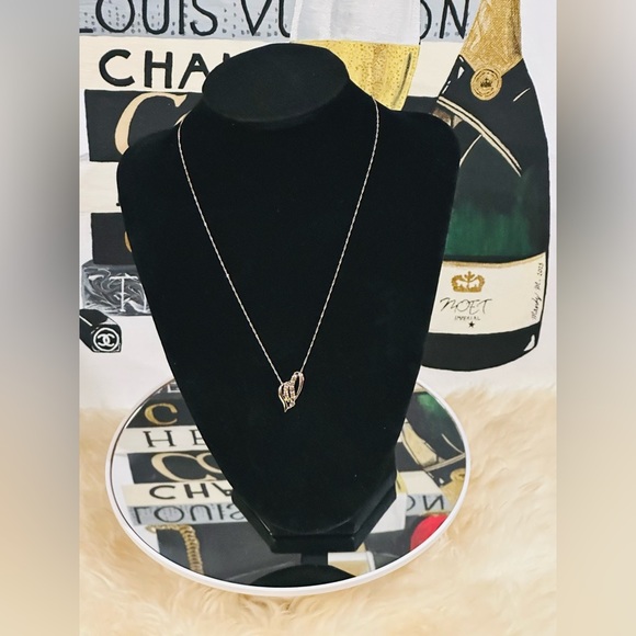 π0.5 ct Diamond 18K REAL White Gold 16cm Necklace πππ - Picture 6 of 11